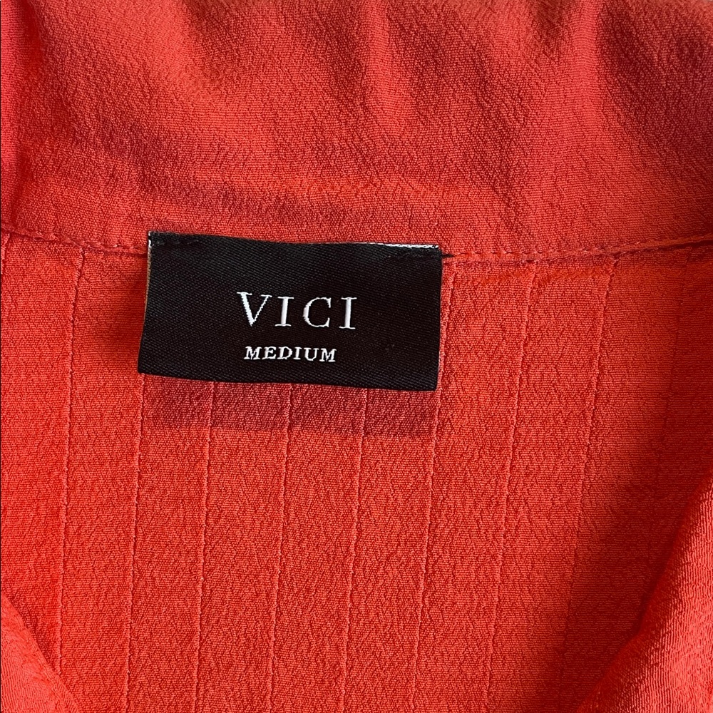 Vici Bright Orange Oversized Button-Down - image 8